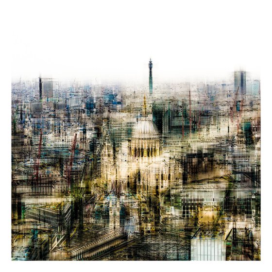 Agitated Views #9: London Arial View (Limited Edition of 10)