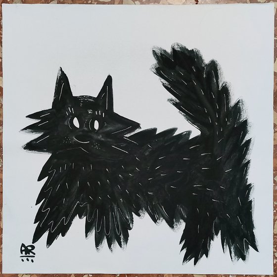 BLACK ANIMAL - CAT