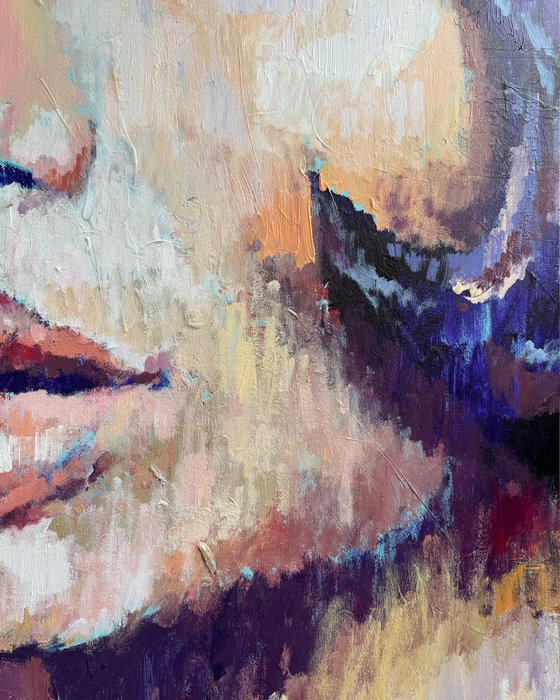 STILL IN MOTION ACRYLIC ON CANVAS 150x150cm