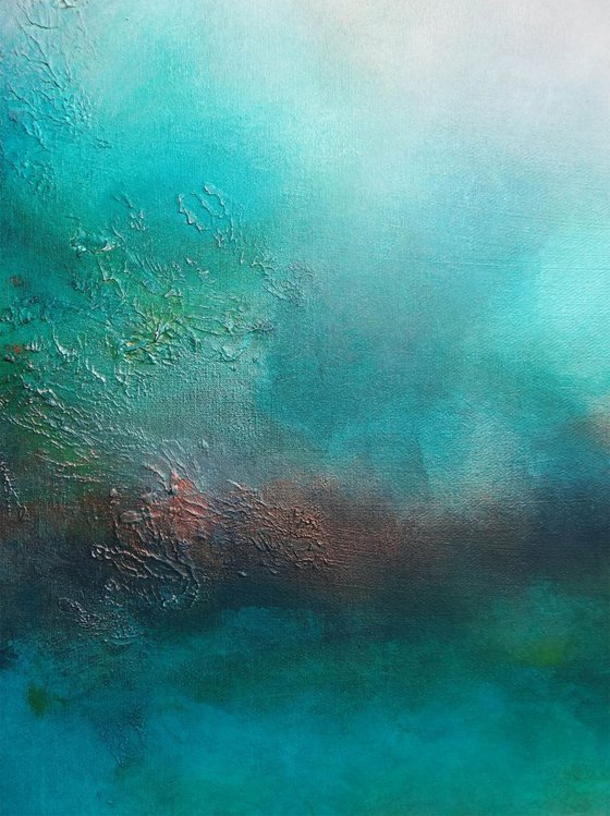 mystic greens  (140 x 70 cm)