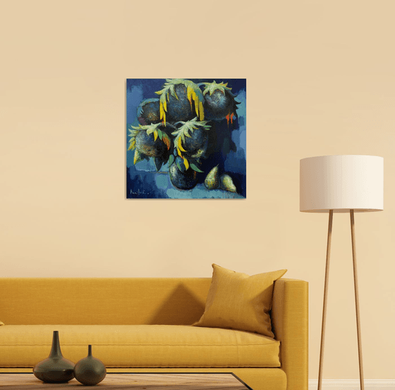 The Bowing Sunflowers