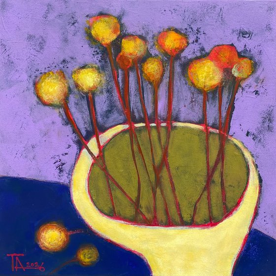 A bouquet of dandelions.