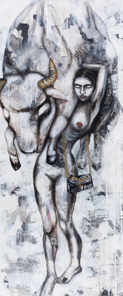 Painting | Acrylic | 21st century woman by Vilma Krivicke