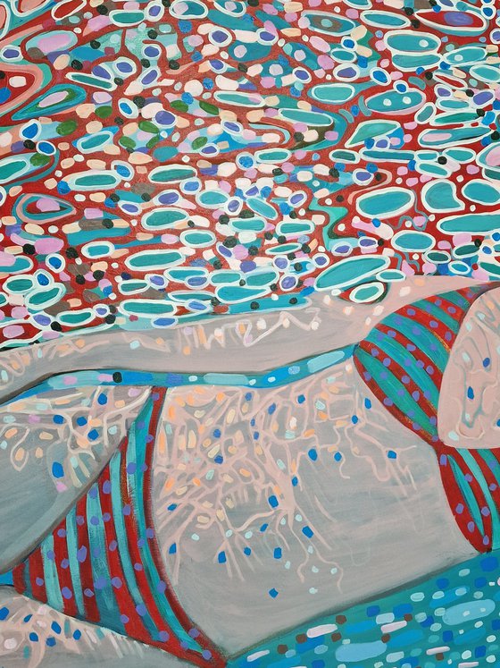 Underwater Turquoise Red