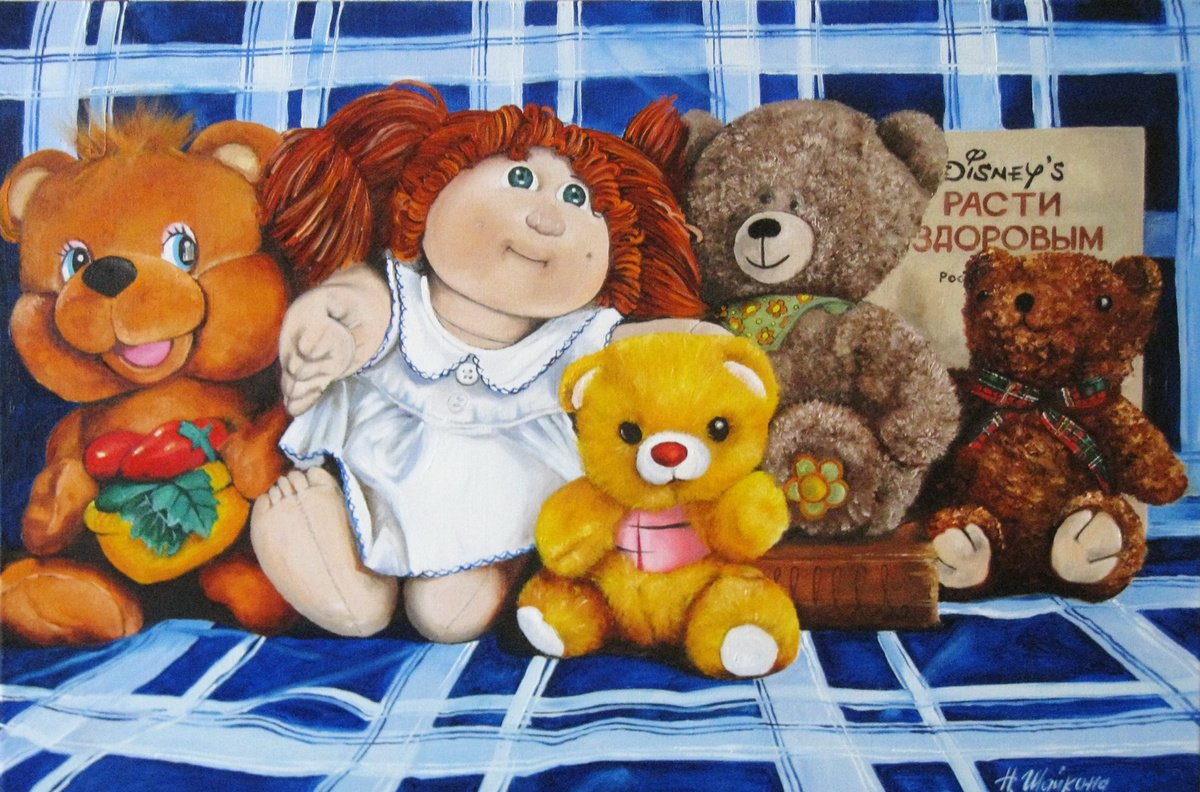 Photorealistic Oil Painting , Childhood Companions By Natalia Shaykina, 24 X 16, Artwork For Sale On Artfinder