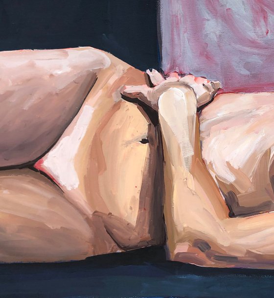 Acrylic on Canvas Nude 3