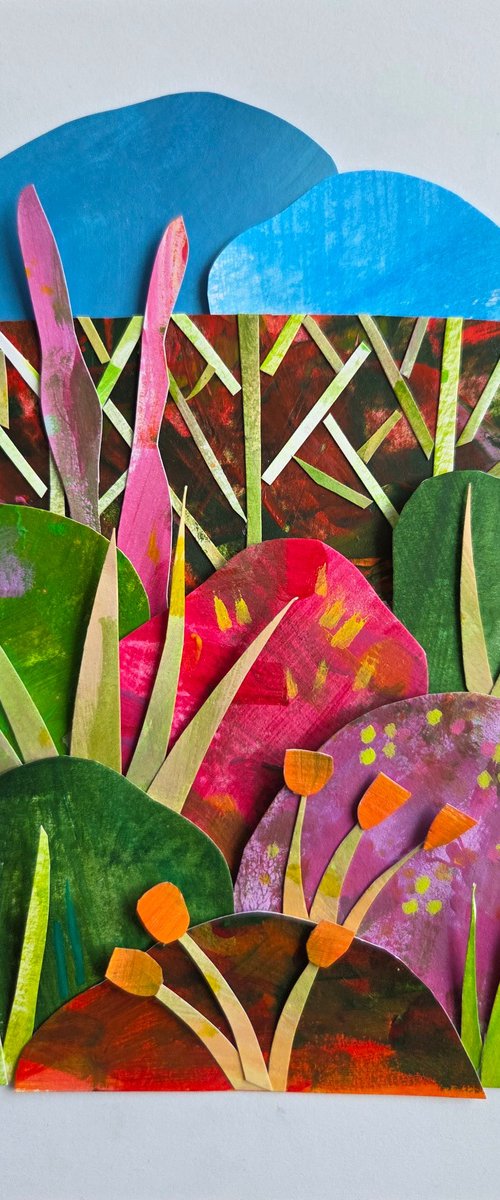 Garden Collage 6 by Nina Shilling