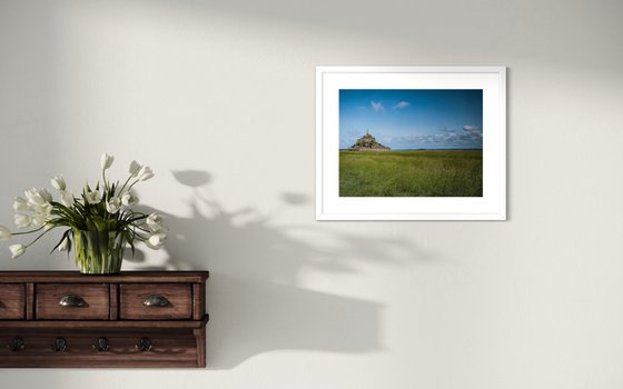 BLUE SKY ON MONT SAINT MICHEL