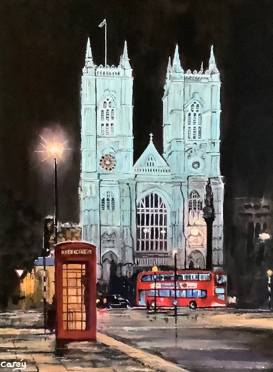 Westminster Abbey At Night