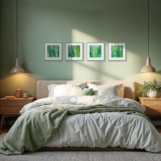 Set of 4 «Tropical Retreat»