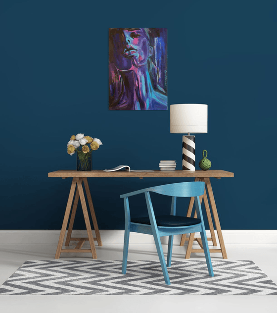 Expressionist Figurative Portrait — Uplifting