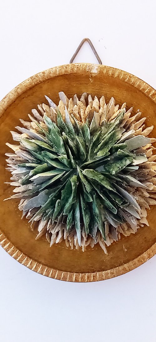 Green flower by Emanuela Camacci