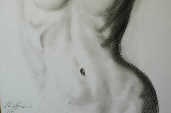 Charcoal drawing