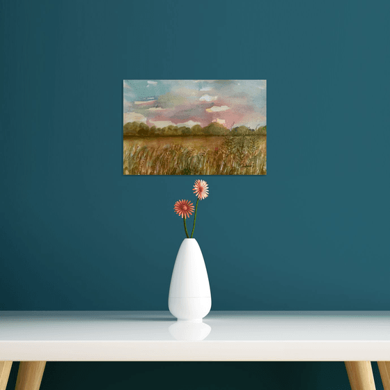 Grassy meadow, Bourton, Dorset