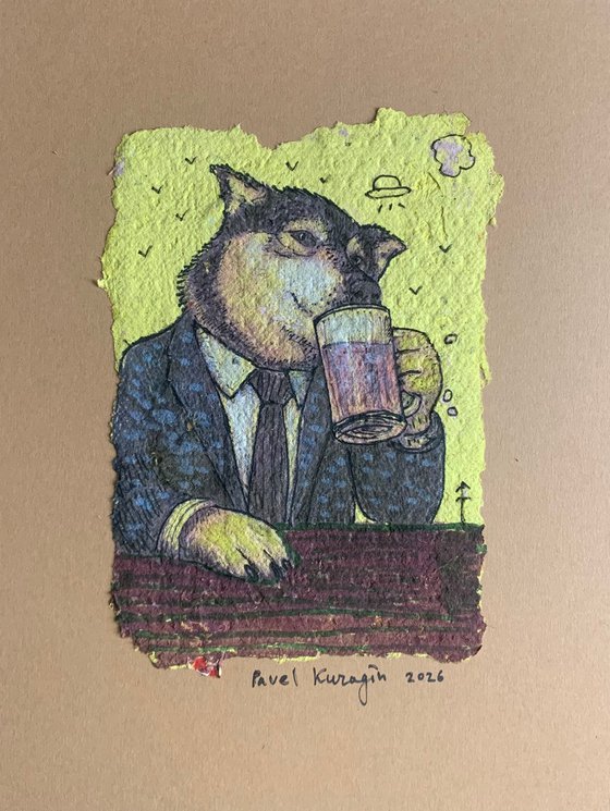 Drinking dog #176