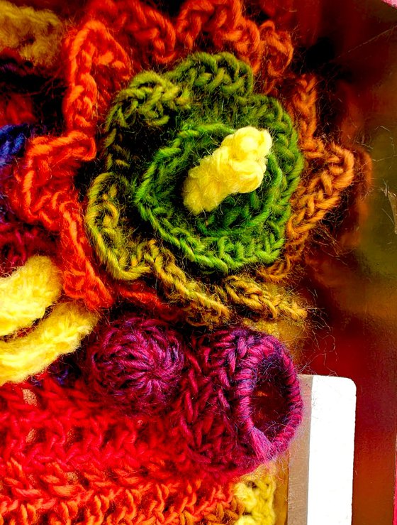 Yarn Flowers 2