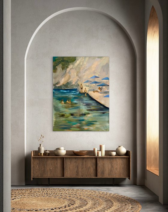 Quiet Waters at the Cliffside