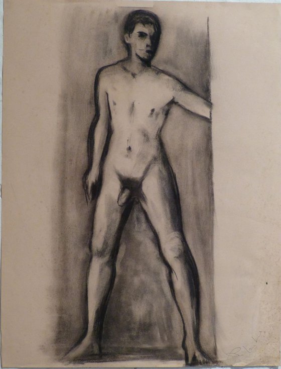 Nude Self-Portrait #4, 65x50 cm