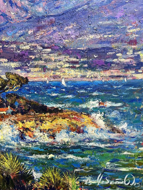 "The Azure Shore of Happiness" France Antibes