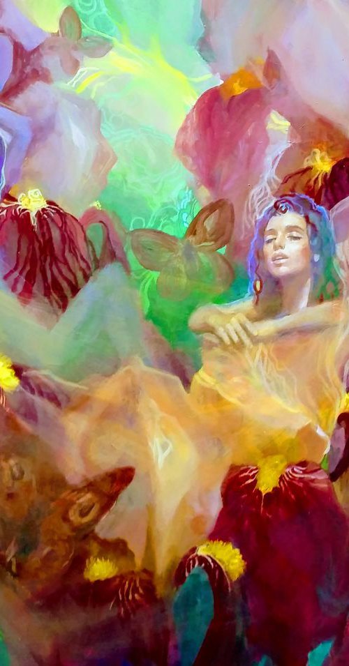 Elfs and Irises by HELINDA (Olga Müller)