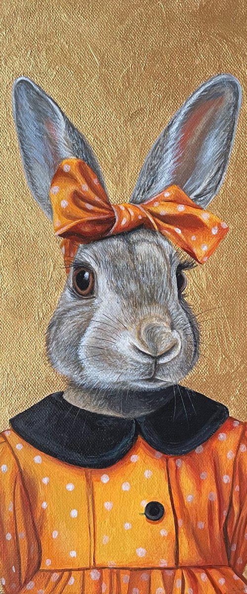 Marigold Rabbit by Ganna Alyousif