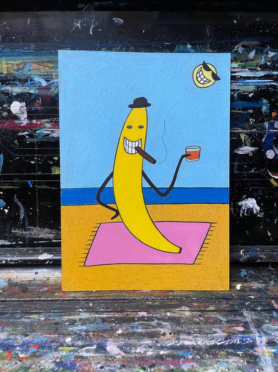 Mister Banana on vacation