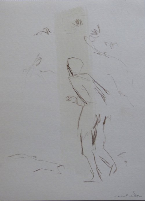 Garden Sketch 6, 21x29 cm by Frederic Belaubre