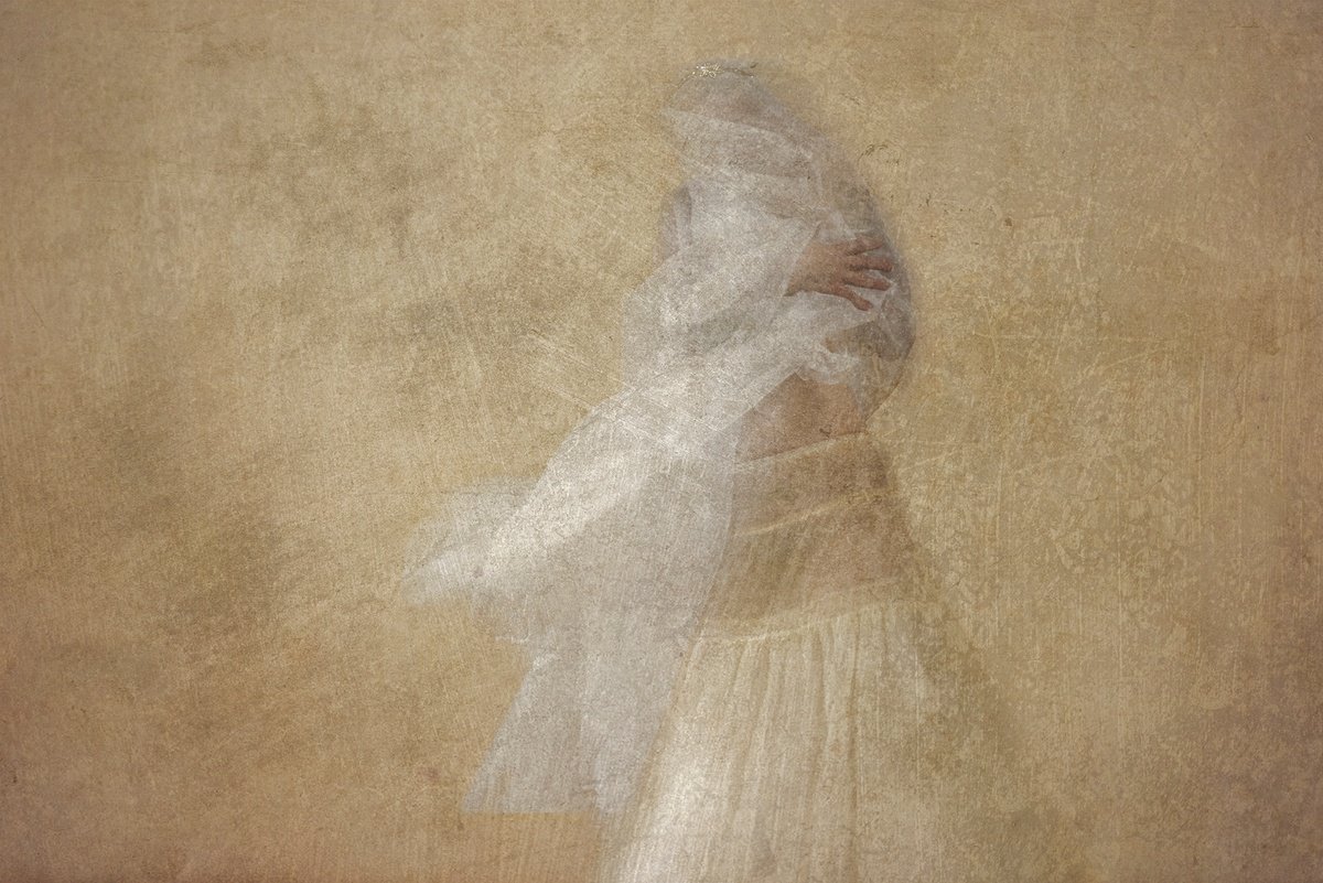 Impressionistic Portrait Photograph By Adam Regan, 30 X 20, Salome Iv, Original Artwork