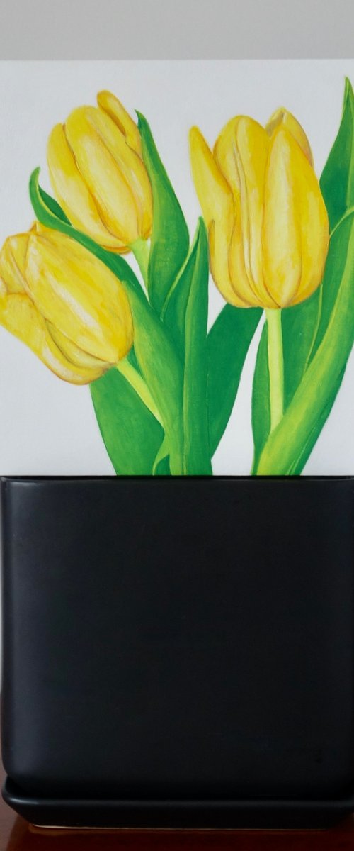 Yellow Tulips by Susan Porter