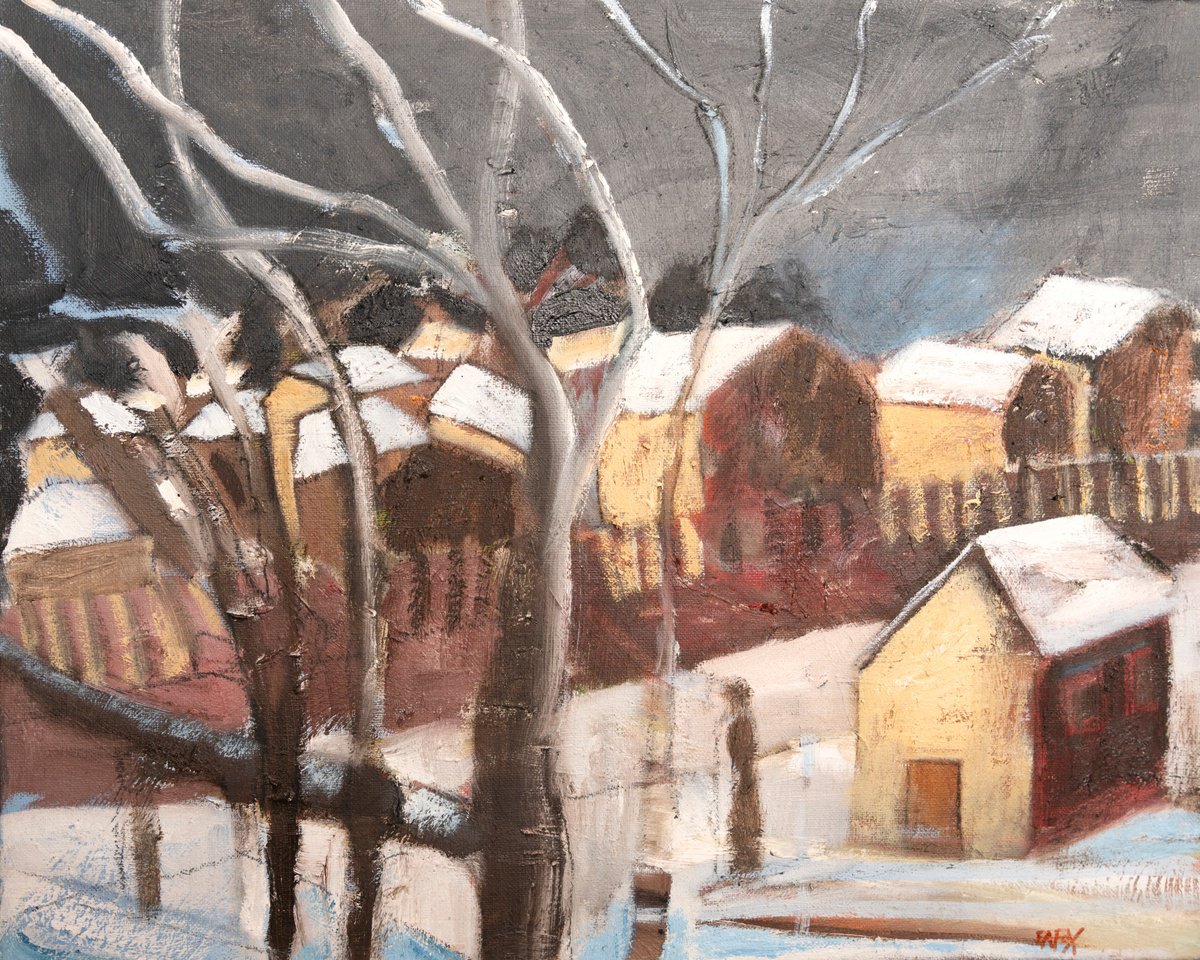 Northern Snow By Elizabeth Anne Fox, 20 X 16, Artwork For Sale On Artfinder