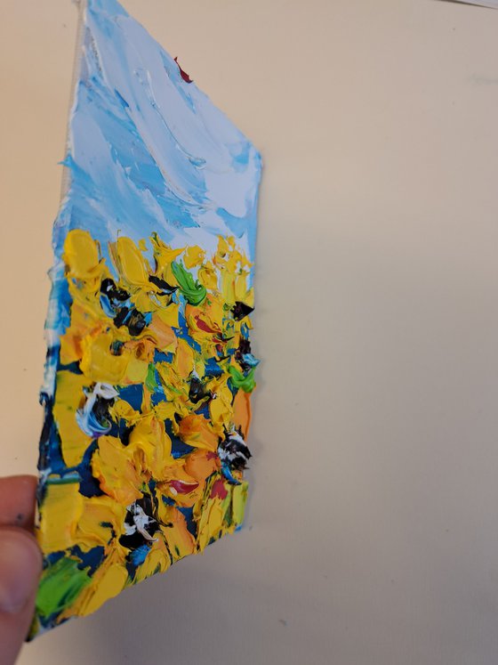 Sunflower mini art