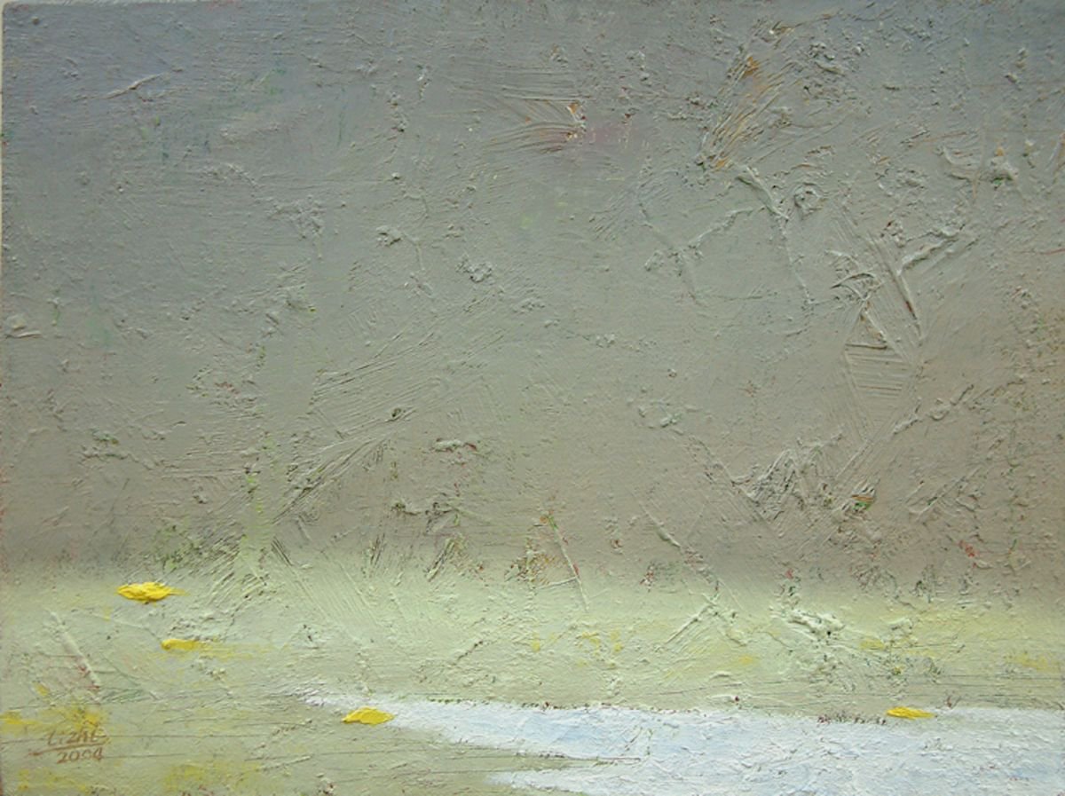 Landscape Oil Painting By Zhi Li, 16 X 12", Landscape 01, Original Artwork