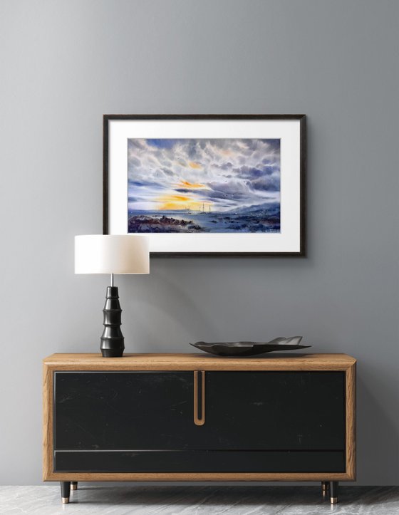 Sunset on the sea #12