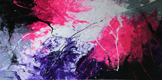 Color Storm I (200 x 100 cm) XXXL (80 x 40 inches)