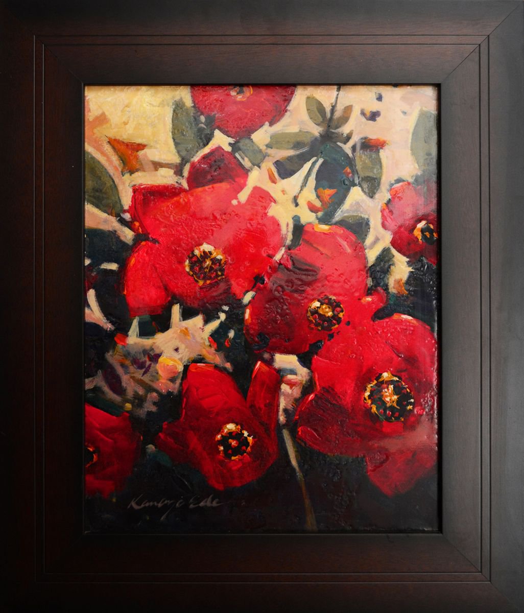 Red Peonies by Kanayo Ede