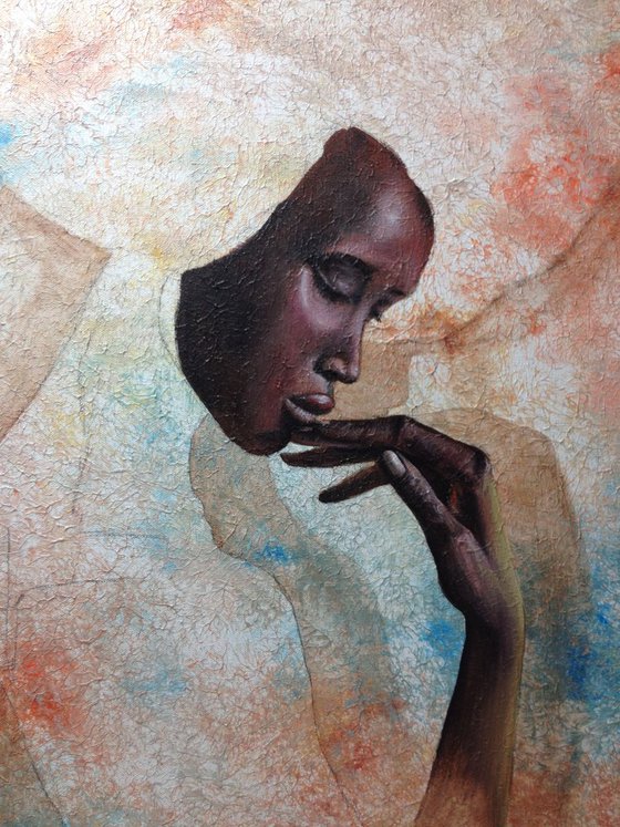 African woman portrait Eka Peradze Art