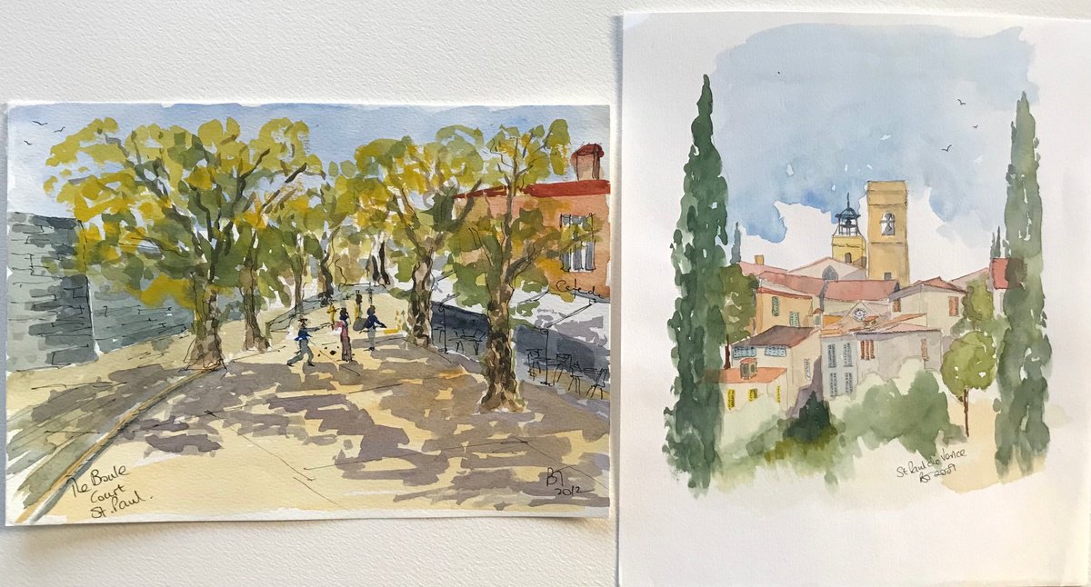 St Paul de Vence by Brian Tucker