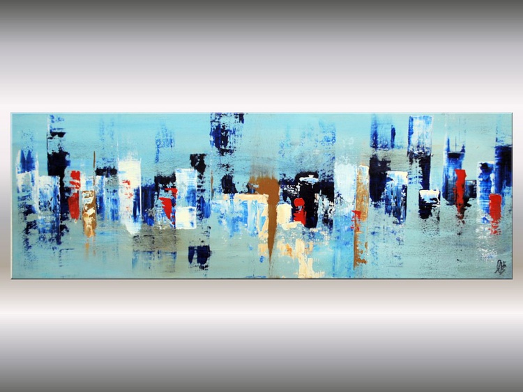 New Age Ii Abstract Acrylic Painting Canva Artfinder