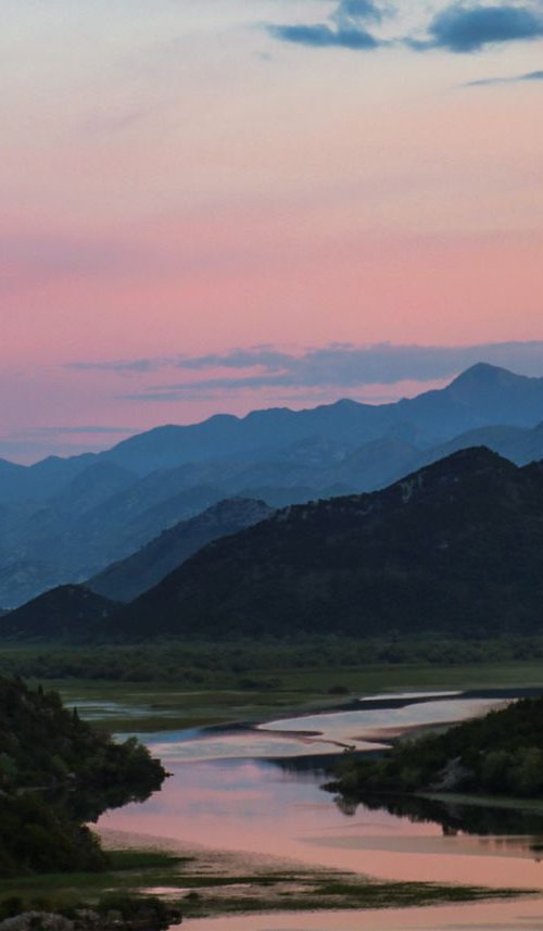 Skadar lake in sunset by Nikola Lav Ralevic