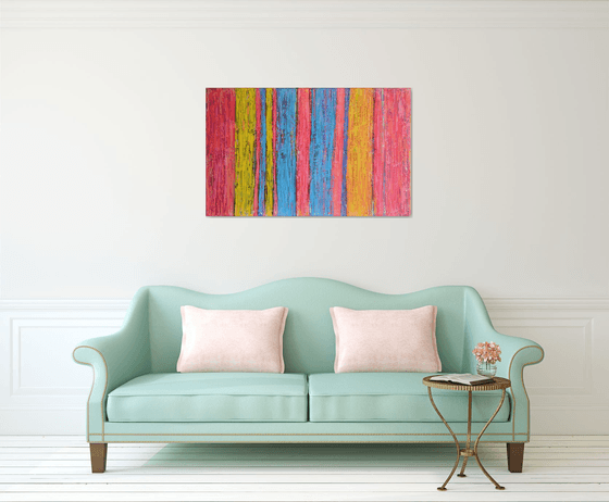 Sweet Home - Palette Knife Textured art