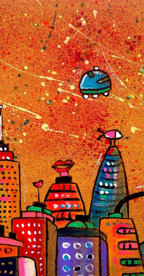 Space Fabric City by Maria Luisa  Azzini