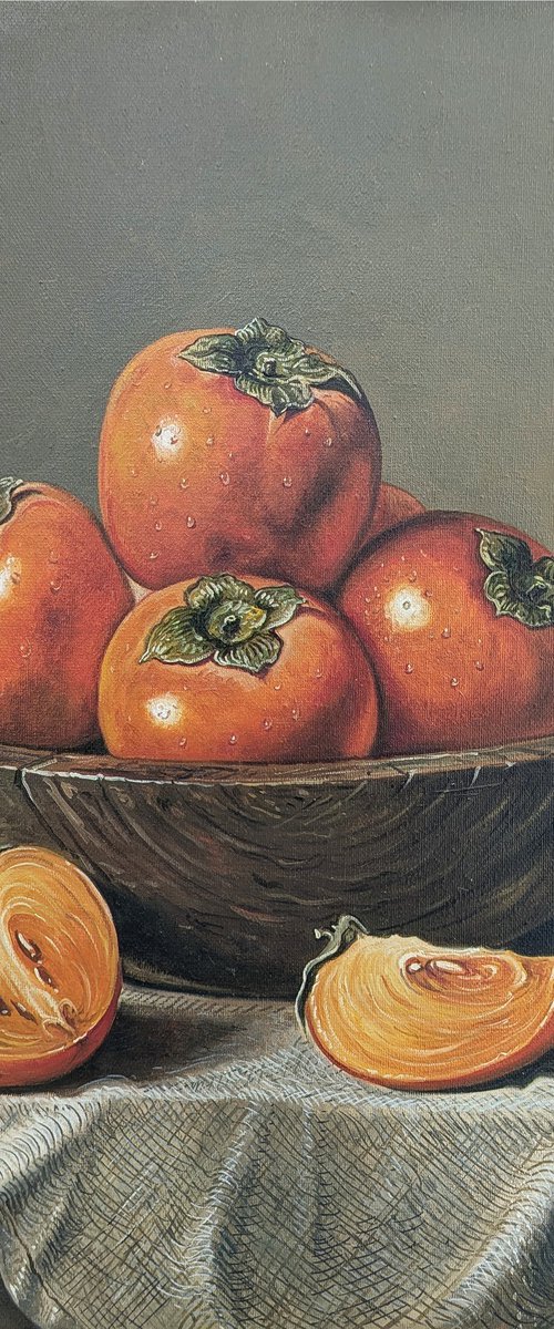A Bowl of Persimmons by Stepan Ohanyan
