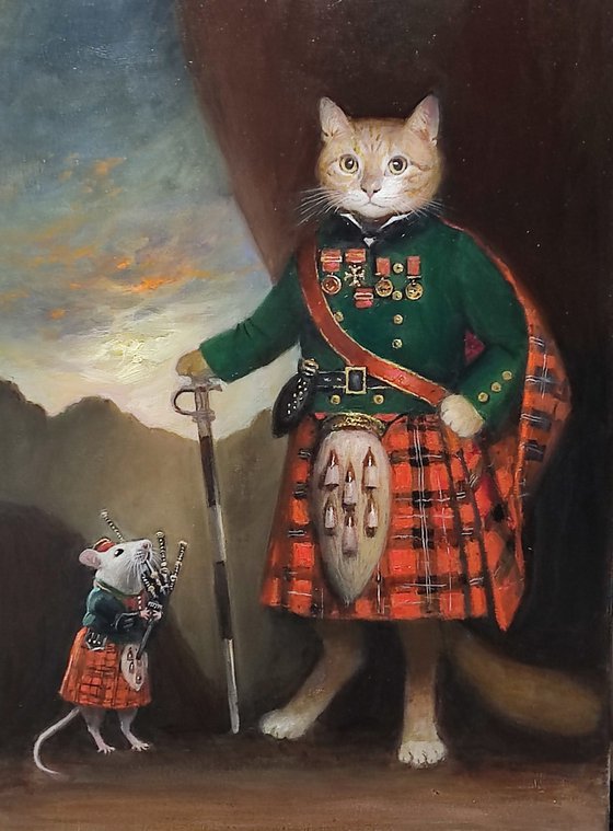 Scottish Cat  🐱 🐭
