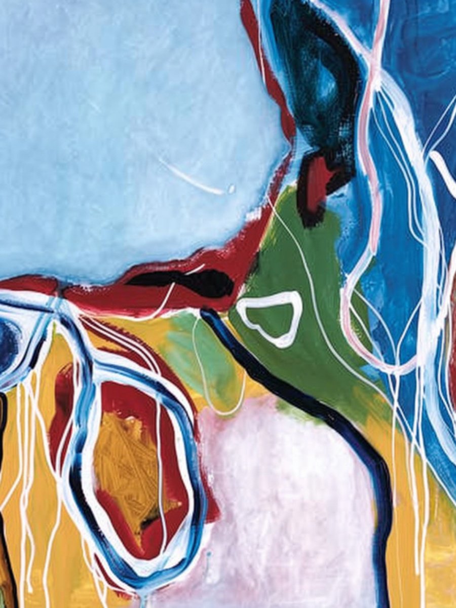 Abstract Print By Elena Avanesova, 24 X 31, Dreams In Mallorca, Original Artwork