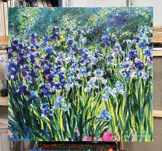 "Irises in My Mother's Garden"