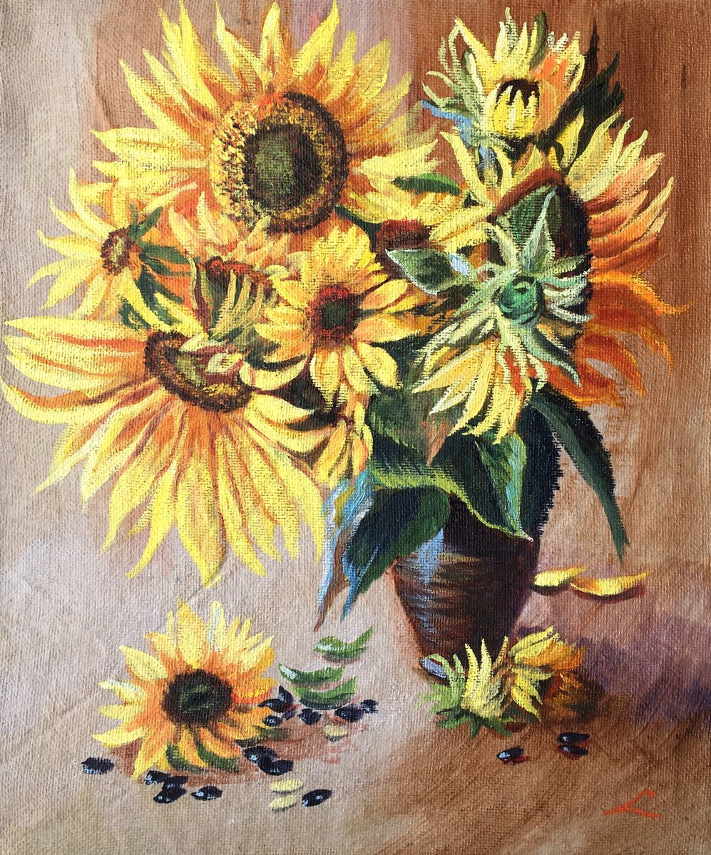 Sunflowers 6 by Elena Sokolova