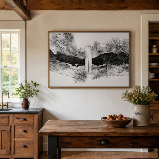 Gates Farm Bridge, Vermont, 61 x 41