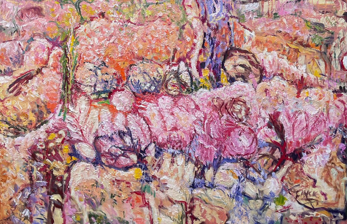Roses Remembered By Maureen Finck, 36 X 24, Artwork For Sale On Artfinder