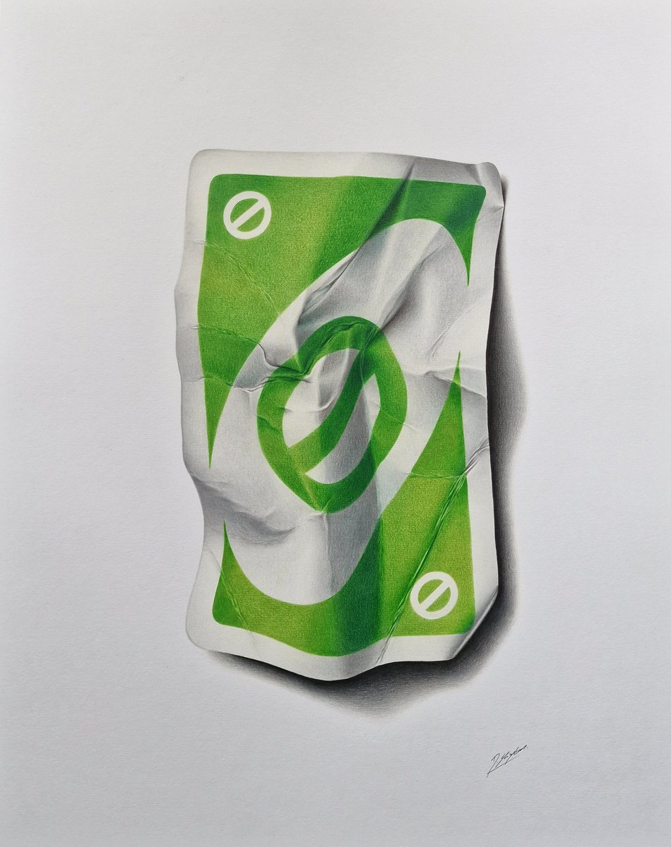 Photorealistic Still Life Pencil Drawing By Daniel Shipton, 16 X 20, Uno! Miss A Go!, Original Artwork