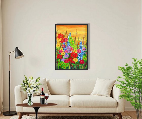 FLORAL SUNSET